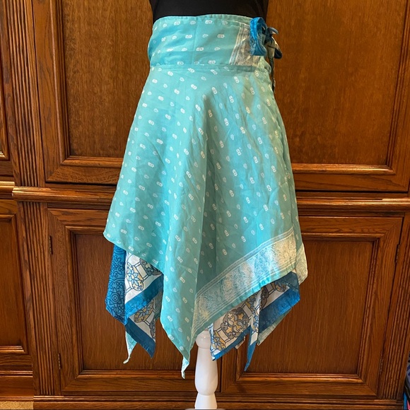 Dresses & Skirts - Fairy point silk wrap skirt
